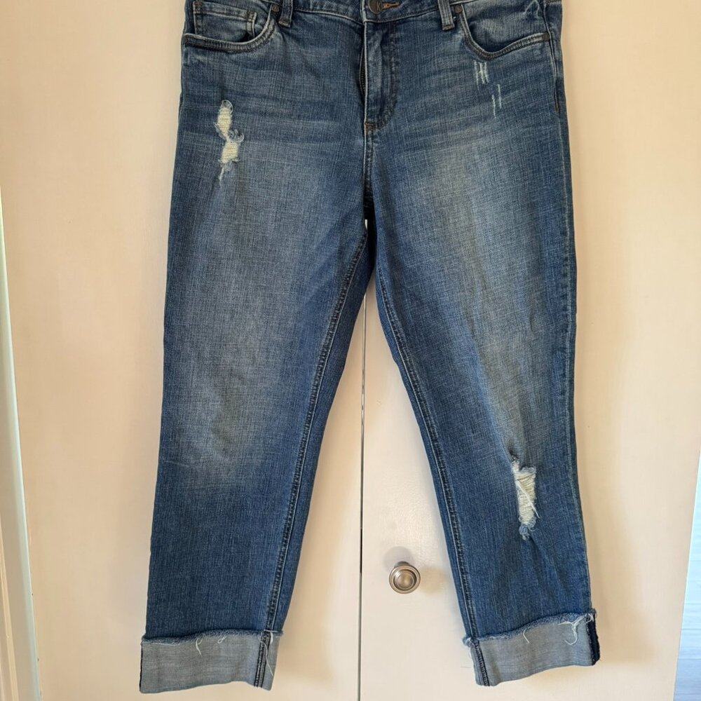Kut from the Kloth Catherine Mid Rise Boyfriend - Size 10